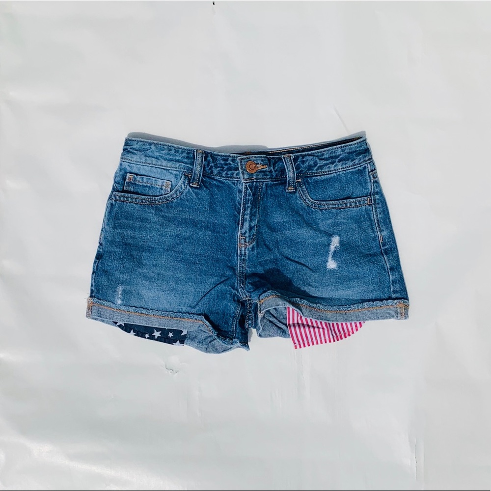 Stars and Stripes pocket shorts